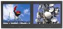 10.4 dual rackmount lcd monitor with vga dvi-d and composite video rca and s-video interface