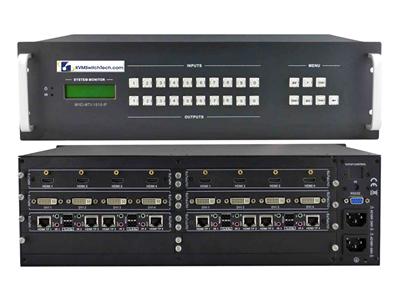 16x16 Multi Video Format Matrix Switch with HDMI, DVI, SDI, VGA, Fiber Optic support and TCP/IP Control 