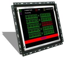 17'' Industrial LCD Display with VGA Video and Open Frame Panel