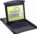 1u 17 solaris rackmount monitor keyboard drawer touchpad