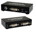 2 port dvi video splitter with audio hdcp compliant