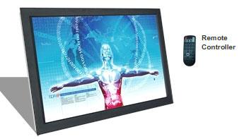 32'' WideScreen Industrial LCD Display with VGA/HDMI/S-VIDEO/BNC and Aluminium Front Bezel