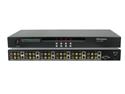 8x4 composites-video matrix switch 8 inputs and 4 outputs with audio rs232 and infra red remote 1u rackmount