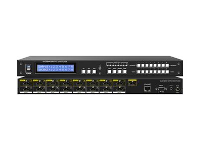 8x8 HDMI Matrix Routing Switcher 3D with Infra Red Remote and RS232 control