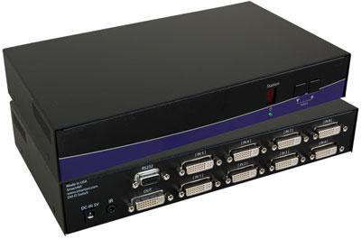 DV-SW8S SmartAVI 8 Port DVI Switch with RS232 Control