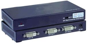 DVI Splitter 2 Port supports DVI-I Single Link Video 