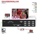 dvi-videowall-9x nine display video wall processor