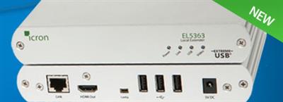 EL5353 Icron KVM Extender DVI and USB 2.0 over Cat5e/6/7 Cable up to 330ft 