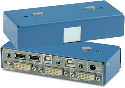 K202D-SH 2 Port DVI-D Secure EAL4+ KVM Switch