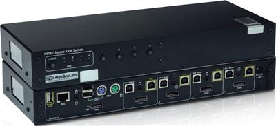 K504E-SH 4 Port Secure DisplayPort KVM Switch