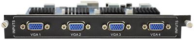 Multi Video Format Matrix Switch 4 Input VGA Module compatible with YUV,YC and CVBS