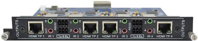 Multi Video Format Matrix Switch 4 Output HDBaseT HDMI Module 