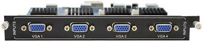 Multi Video Format Matrix Switch 4 Output VGA Module compatible with YUV,YC and CVBS