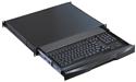 rackmount keyboard short depth with combo usb and ps2 interface compact trackball