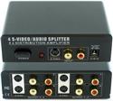 s-video splitter distribution amplifier with audio 4 ports