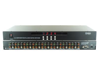 Shinybow SB-5644 4x4 HDTV Component/Digital/Audio Matrix Routing Switcher w/ IR and  RS232