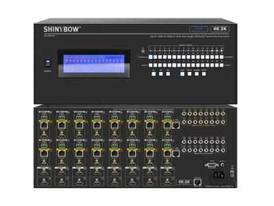 Shinybow SB-5669CKP 16x16 4K2K / PoE / HDMI & HDBaseT - UHD 4K2K Matrix Routing Switch w/ Full EDID Management/Learning