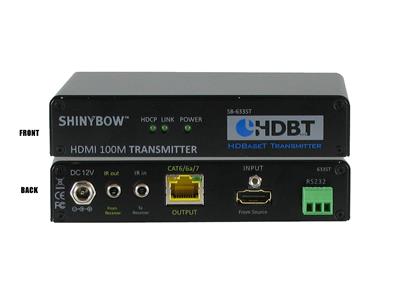 Shinybow SB-6335T HDMI HDBaseT TRANSMITTER up to 330 Feet (2-way IR, RS-232, HDMI)