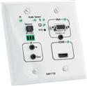 swp-t10 vga and hdmi wall plate extender over hdbaset 70m