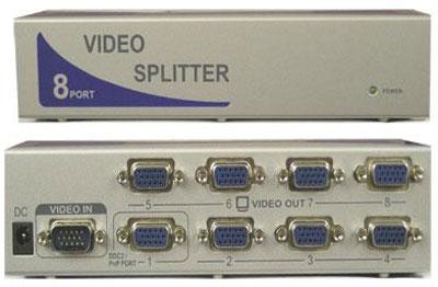 VGA Splitter 350MHz, 8 Port